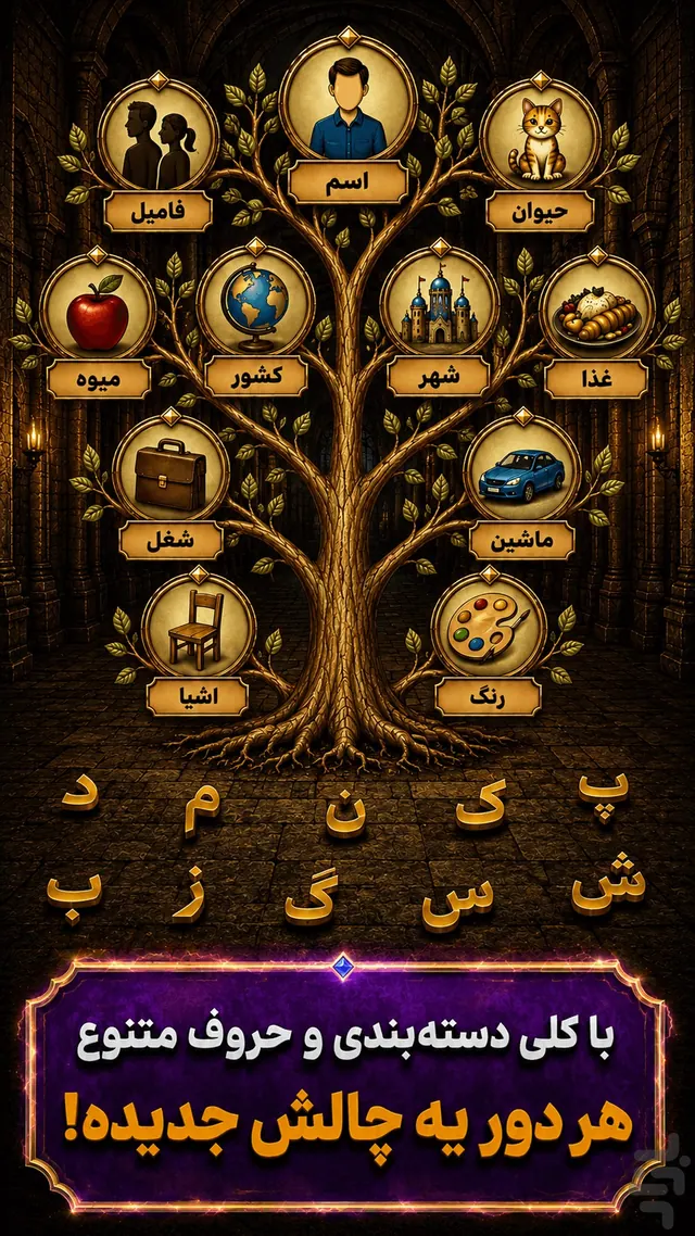 تصویر بازی اسم فامیل آنلاین